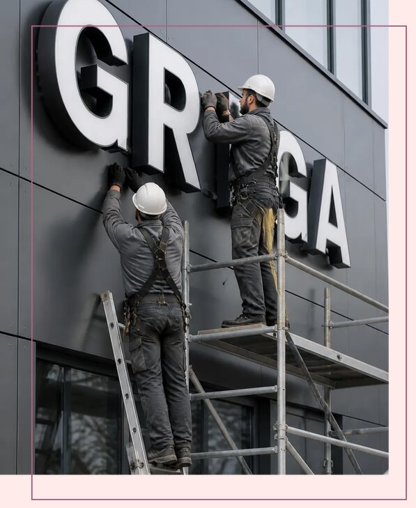 Купить буквы для вывески в Вятских Поляне по цене от 3553 р. | Аванза-Втс